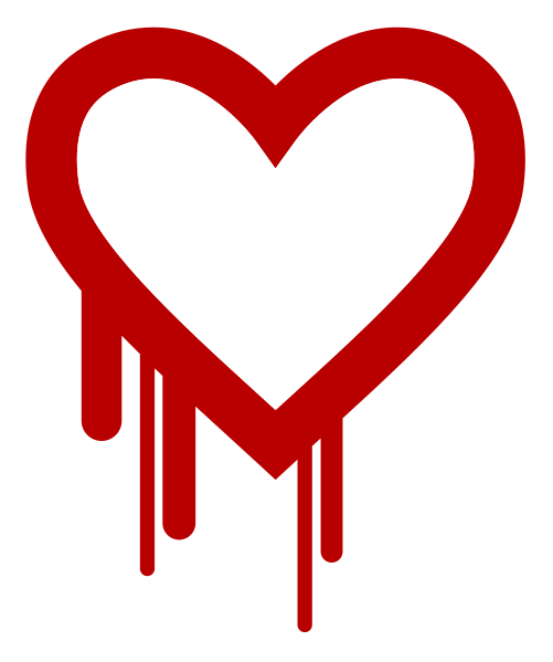 Logo of Heartbleed bug