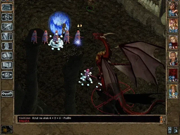 Screenshot from Baldurs Gate 2 game