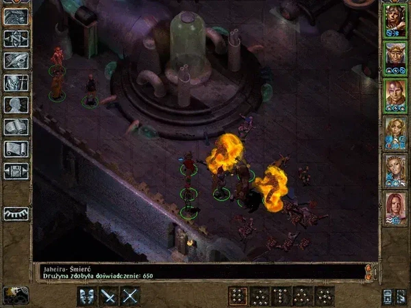 Screenshot from Baldurs Gate 2 game