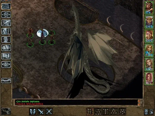 Screenshot from Baldurs Gate 2 game