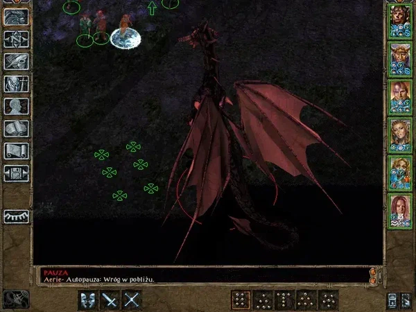 Screenshot from Baldurs Gate 2 game