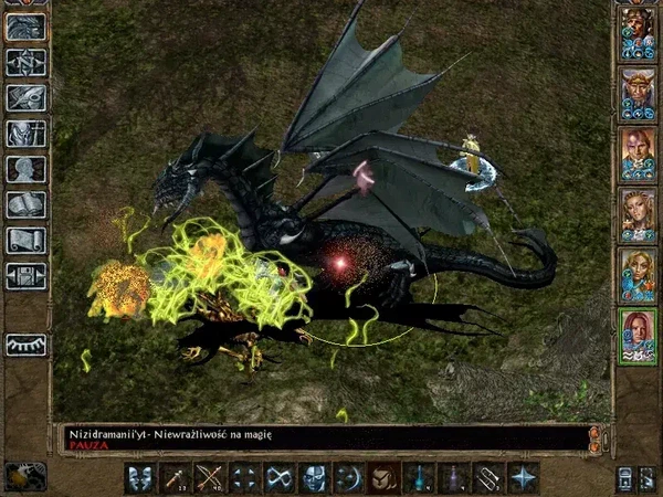 Screenshot from Baldurs Gate 2 game