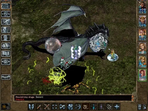 Screenshot from Baldurs Gate 2 game