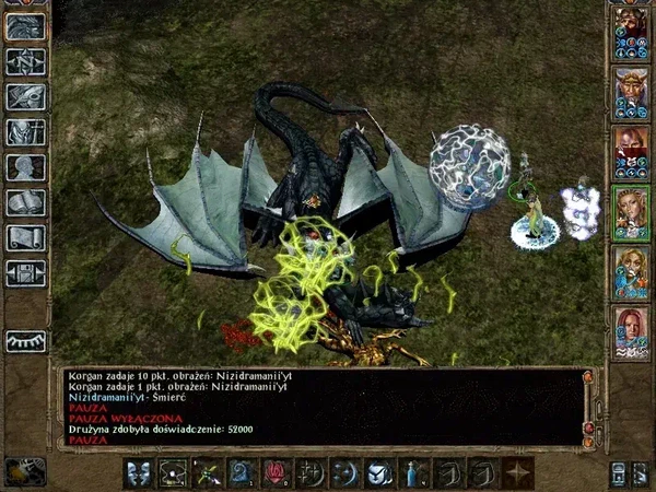 Screenshot from Baldurs Gate 2 game