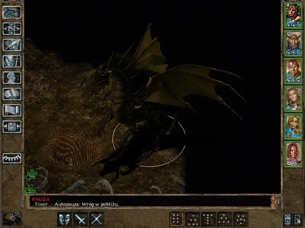 Screenshot from Baldurs Gate 2 game