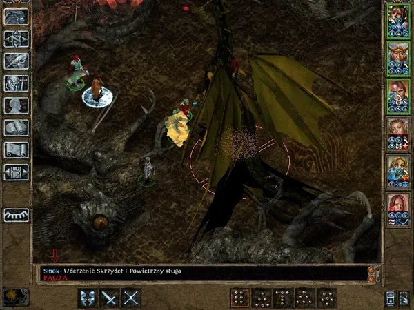 Screenshot from Baldurs Gate 2 game