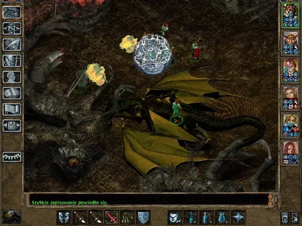 Screenshot from Baldurs Gate 2 game