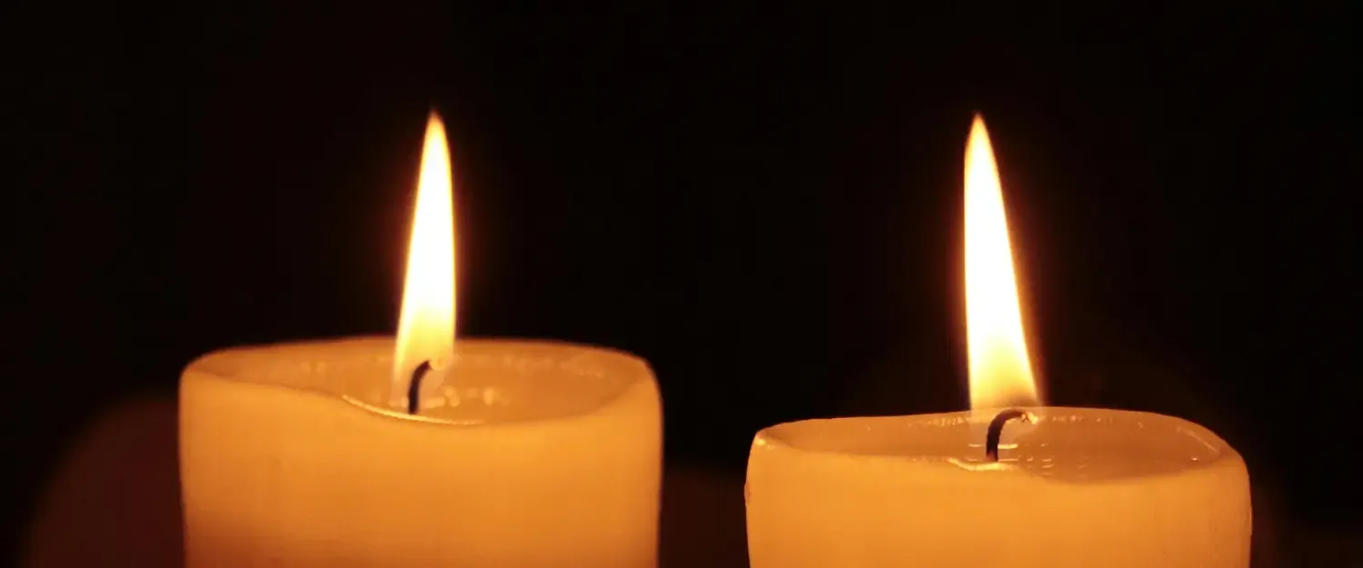 Photo of two candles