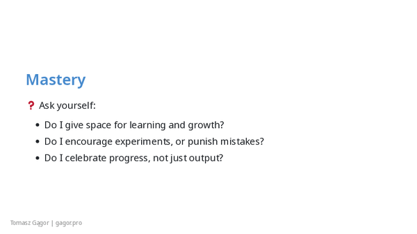 Slide deck of Why You should not motivate people presentation