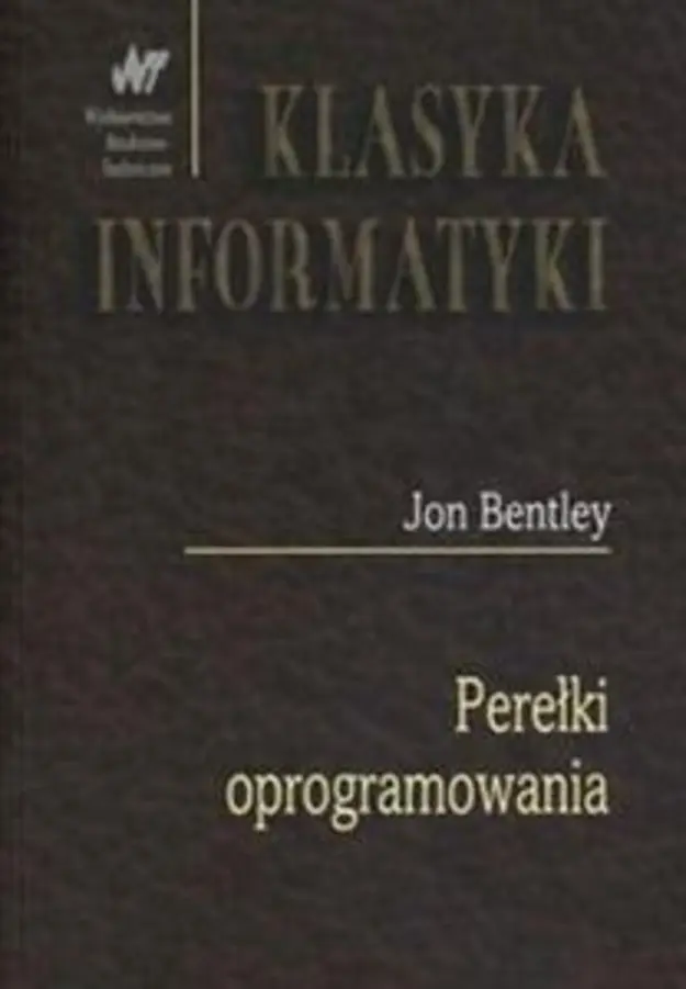 Cover of book Perełki oprogramowania by Jon Bentley