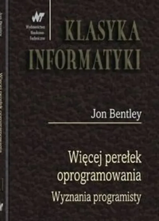 Cover of book Więcej perełek oprogramowania by Jon Bentley