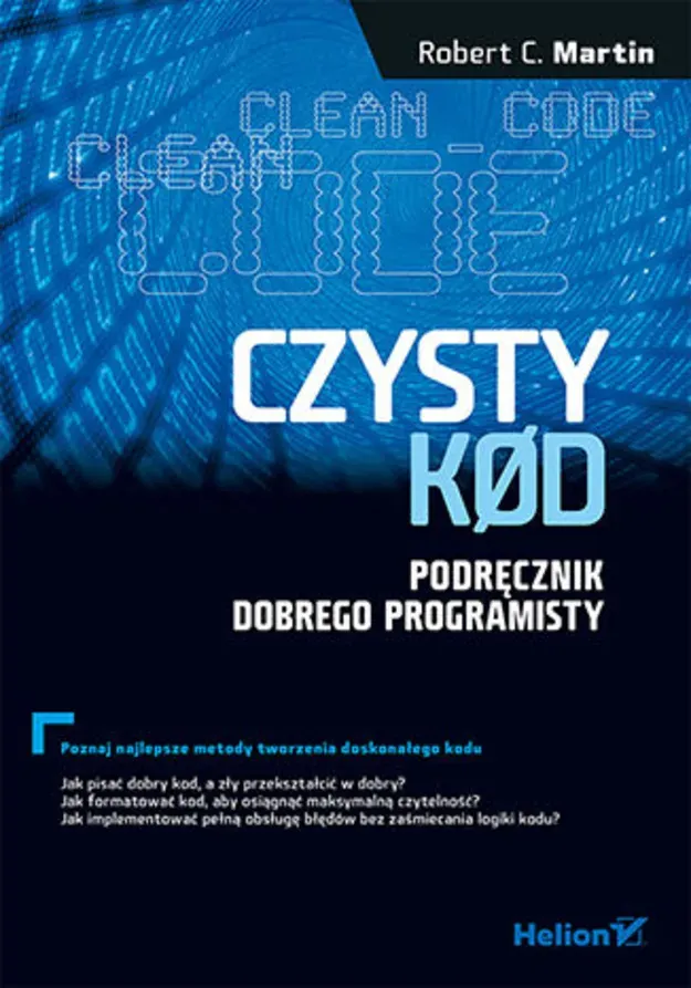 Cover of book Czysty kod by Robert C. Martin