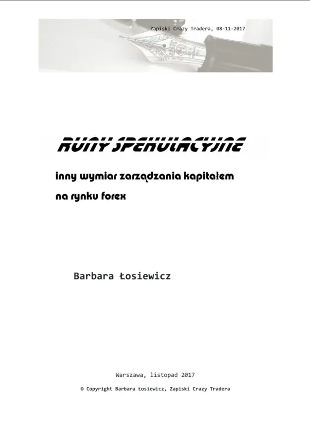 RUNY Spekulacyjne Rafała Zaorskiego book cover 