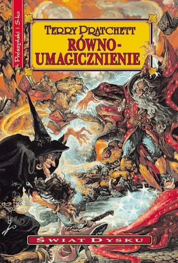 Cover of book Równoumagicznienie by Terry Pratchett